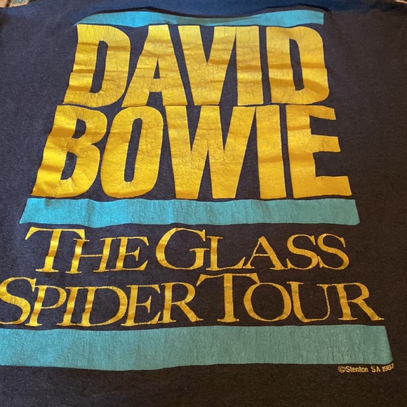 Authentic Vintage David Bowie Tour Shirt - Picture 6 of 12